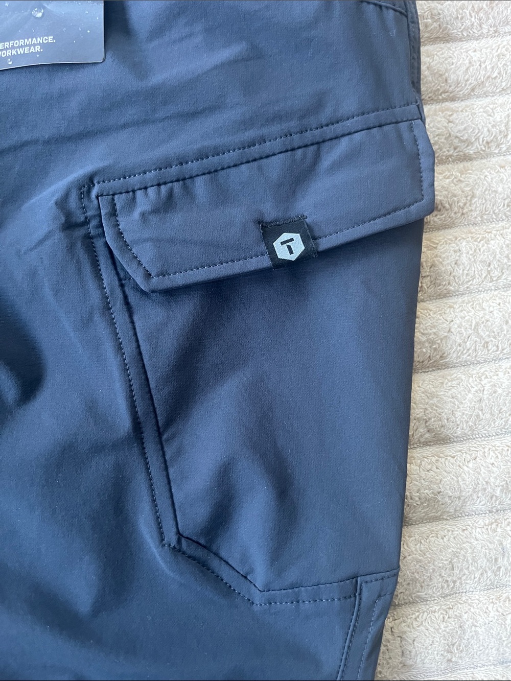 TrueWerk T1 Men's Cargo Pants - Navy Blue - Picture 4 of 7